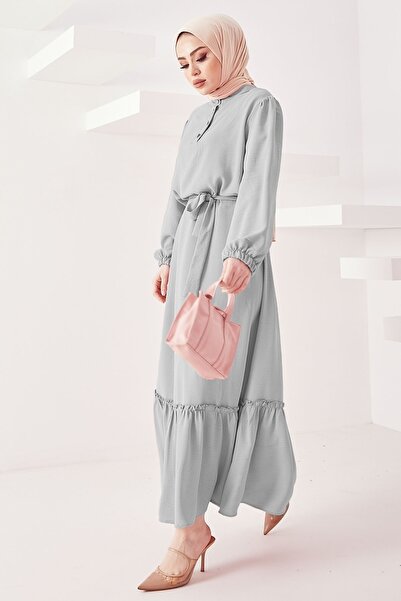 InStyle Meyra gombos Ayrobin Hidzsáb ruha - szürke