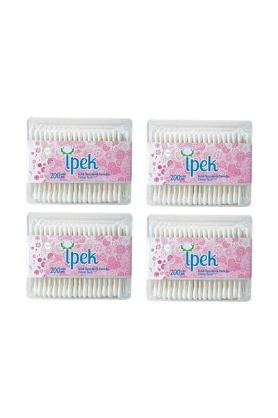 İpek Ear Cleaning Swabs 200pcs X 4 Pieces