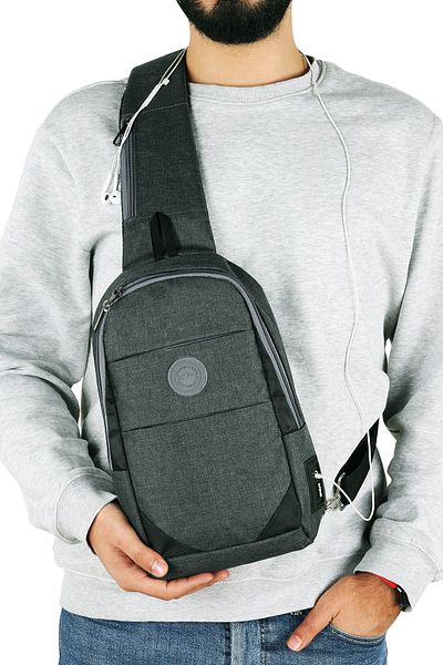 Strong Bag Single Arm Chest and Backpack with Headphone Outlet
