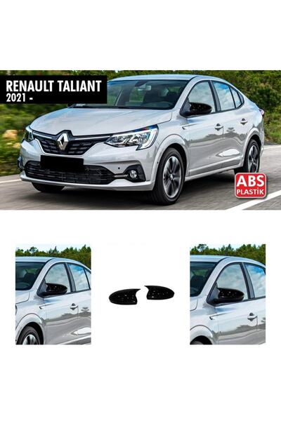 NamTuning Renault Taliant Uyumlu Yarasa Batman Ayna Kapağı Parlak Siyah