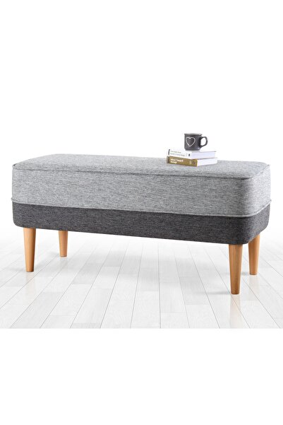 Lorencehome Randler Bench Puf - Gri