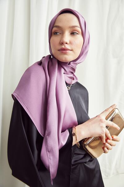 VALORSCARF Puslu Leylak Abiye Şal