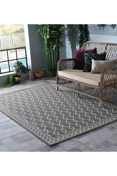 GÜMÜŞSUYU Deco Natural 100x150 11841 - Krem Halı Klim