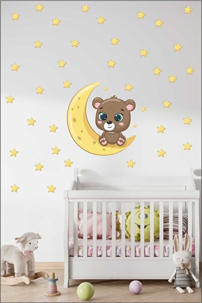 efekt reklam Maro Bebeluş Urs Luna şi Stele Galbene Copii Cameră Bebeluş Tape...