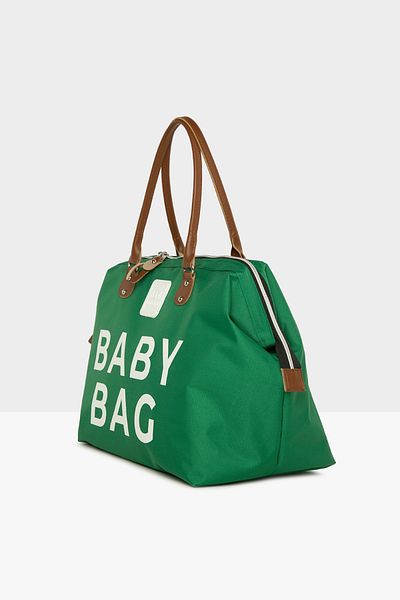 Bagmori Dark Green Baby Bag Printed Baby Care Bag M000002169