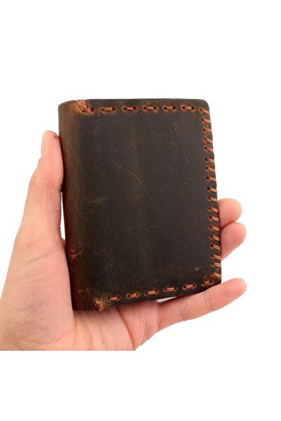 PİGADO Stitched Vintage Look Men's Card Holder