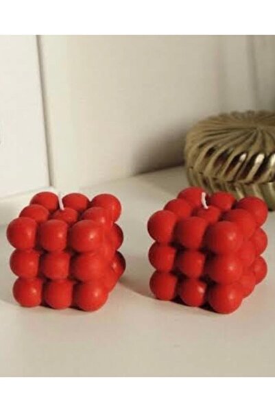 ersustore Dekoratif Bubble 2'li Set Kokulu Mum