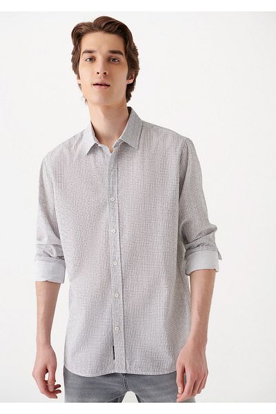 Mavi Hemd - Weiß - Regular Fit