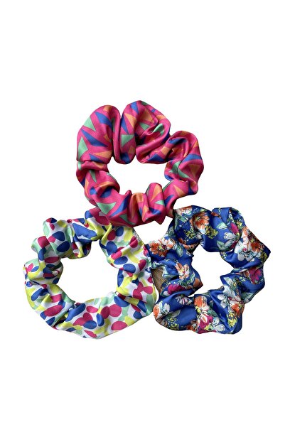 Stella Eşarp Set de catarame din cauciuc cu trei păr