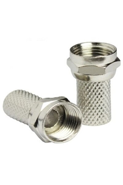 YILTECH F Konnektör Çanak Anten Uydu Kablosu Jakı 10 Adet