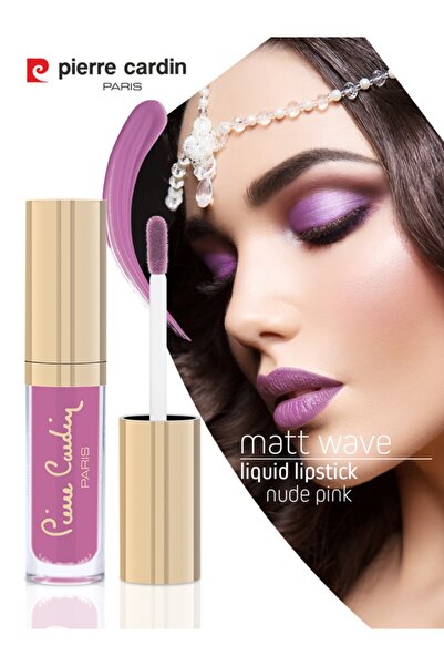 Pierre Cardin أحمر الشفاه السائل Matt Wave Nude Pink - أحمر الشفاه السائل غير...