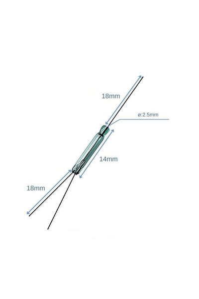 Genel Markalar Reed Switch 3 Pin Dc 60v 4w Anahtar Röle No Nc Kontak Çıkışı K...