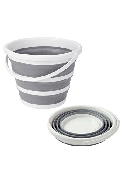 Sepetkitchen Gri Katlanır Su Kovası