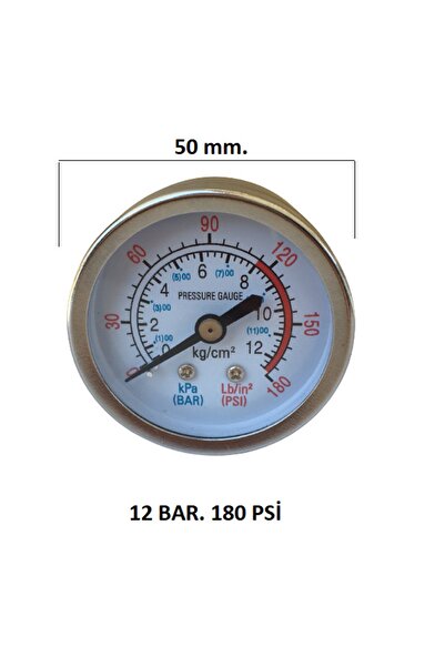 Özkan Kompresör Kompresör Metal Manometre G 1/4