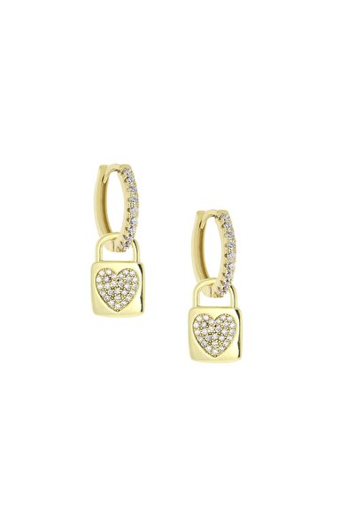 Merano Design Heartlock Gold Küpe