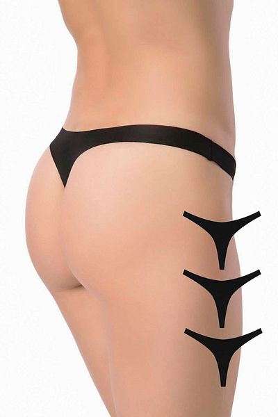 Papatya Cotton Laser Cut 3 Pack Thong