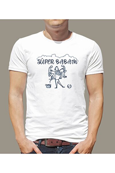 Babalar Günü Süper Babam T Shirt