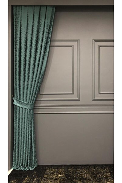 rendecioğlutekstil Fon Perde Milas Desen Jakar Fonluk 80*270 Sık Pileli