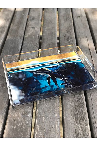 Queen Bee İstanbul Marine Series Plexiglass Tray 40x30cm