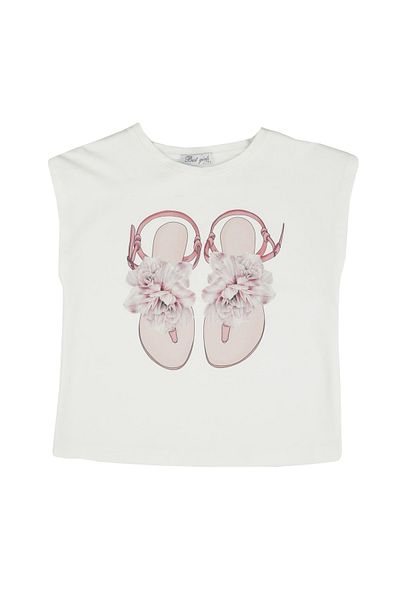 best kids Girl's Ecru Printed Blouse