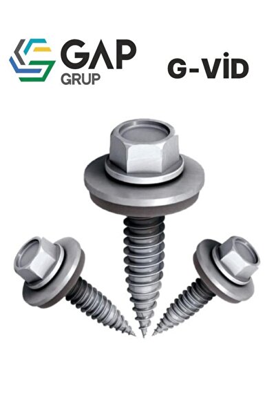 GAP GRUP G-vid Sivri Uçlu Ejot Tip Çatı Vidası 5,5x27 100 Adet