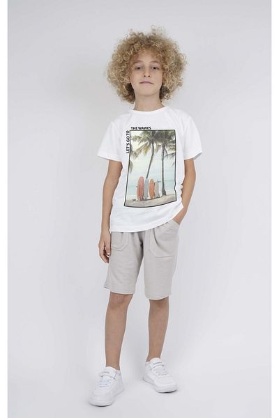 best kids Boy Beige Bermuda Shorts
