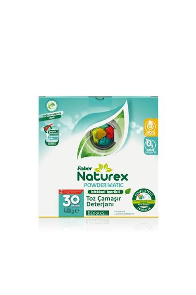 Naturex Powder Matic Borakslı Toz Çamaşır Deterjanı (1.4 Kg Kutu)