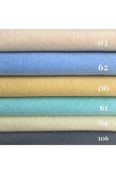 Yumuşakkeçe Thin Soft Felt 100*100 Cm 6 Colors