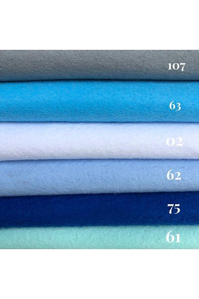 Yumuşakkeçe Thin Soft Felt 100*100 Cm 6 Colors