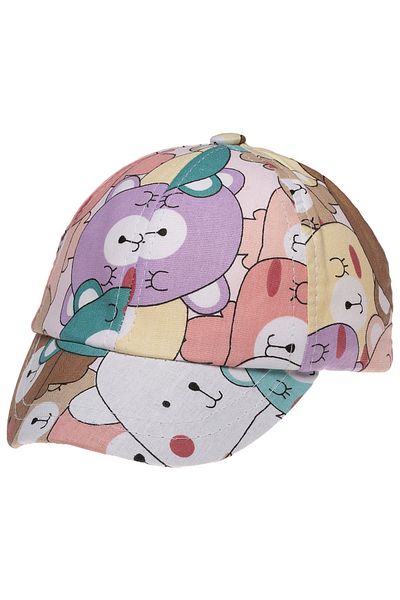 Kitti Baby Boy 1-3 Years Old Summer Brim Patterned Cotton Hat 46cm
