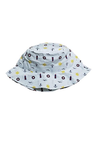 Kitti Αγόρι 4-8 ετών Καλοκαιρινό σχέδιο Fedora Βαμβακερό καπέλο 52εκ