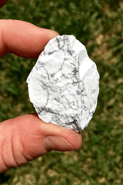 Tesbih Atölyesi Sertifikalı Ham Işlenmemiş Doğal Havlit Taşı Kütle (3-4 Cm)