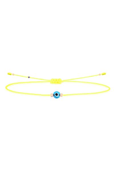 alberaccessories 925 Ayar Gümüş Detaylı Tasarım Cam Nazar Ip Örgü Zarif Minim...