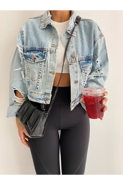 Ekim Store Crop Jeans Jacket