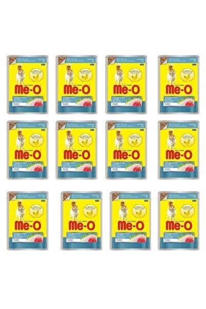 me-o Meo Pouch Tavuklu Pirinçli Ve Ton Balıklı Kedi Konservesi 80 Gr X 12 Adet