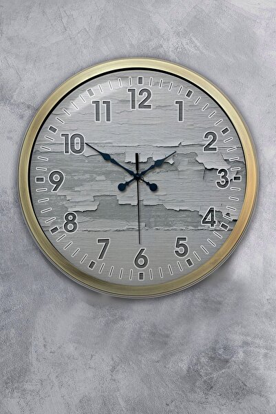 Kasva Concept هدية ساعة حائط معدنية مزخرفة مقاس 40 سم