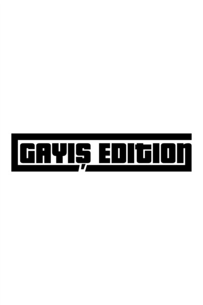 MegaSticker Autocolant Ediție Gayyış Auto Motocicletă, Laptop, Autocolant Cască 25x5 Cm