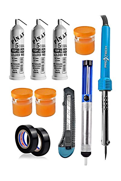 PROXTECH Full Set Lehim Makinesi - Kalem Havya -leyim Tel -pasta Full Set-fır...