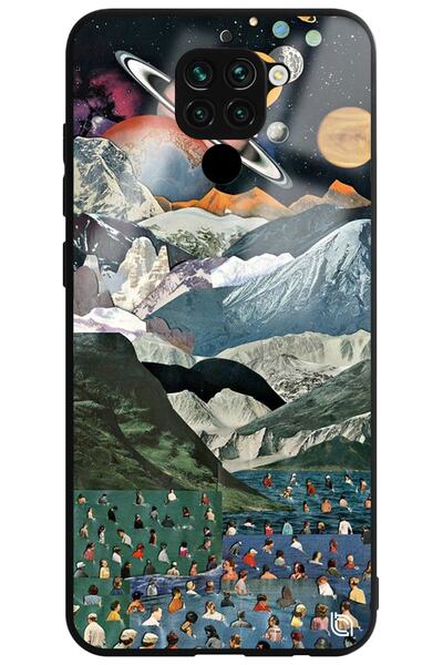 WANNA PROTECT حافظة هاتف لامعة لهاتف Xiaomi Redmi Note 9 Premium Collage