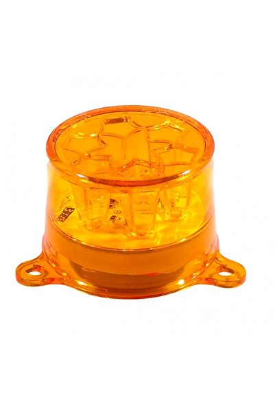 AHMET OTOMOTİV Yuvarlak Şapka Tip Led Lamba 12/24v Sarı Stop Lambası