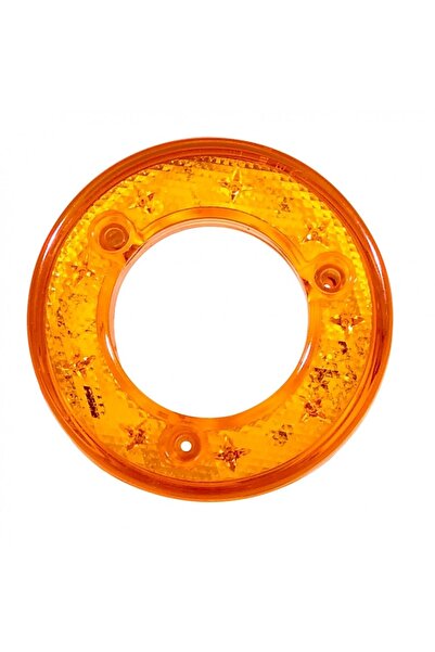 AHMET OTOMOTİV Yuvarlak Simit Tip Led Lamba 9 Led 12/24v Sarı Stop Lamba