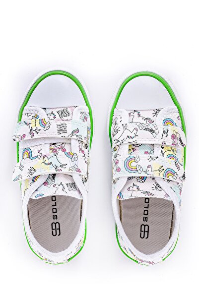 Solo Bag Solo Shoes&bag Children's Orthopedic Supported Unicorn Lighted Daily Sports Shoes