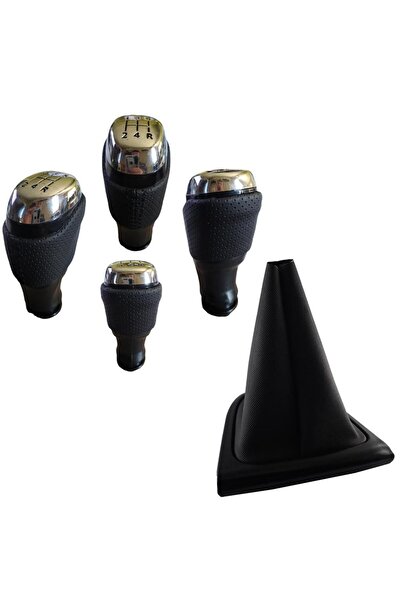 Genel Markalar Clio Uyumlu 4 5 Ileri Manuel Deri Kaplama Vites Topuzu Ve Körü...