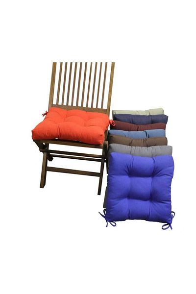 KAJJU TEXTİLE & DESİGN 4-Piece Combination Pofidik Square Chair Cushion Khaki 40 X 40 cm