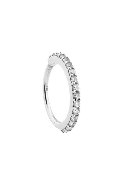 Dianora Piercing 14 Carat Gold Ring Piercing with Stone Bottom 10 Mm