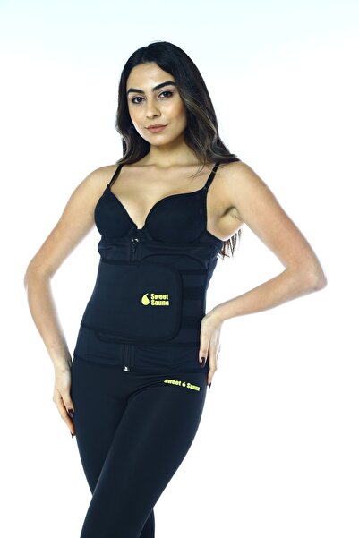 FİTFORMGİYİM Corset termic eficient pentru sauna – centură unisex pentru recu...