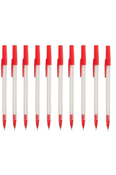 Bigpoint Tükenmez Kalem Office 1.0mm Kırmızı 10'lu Set