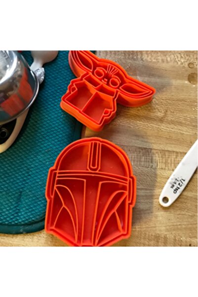 Rapithwin قالب كوكيز بيبي يودا والمندالوريان