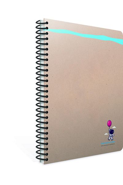 Gıpta Deepspace Notes Spiral Hard Cover Notepad 16x16cm 100 Sheets Lined (Pack of 3) 6044