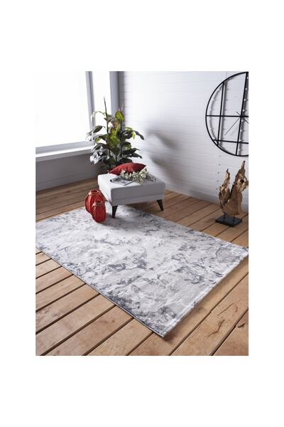 GÜMÜŞSUYU Gümüşsuyu Motto Halı Gri